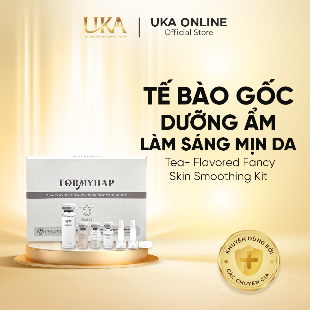 Bộ Tế Bào Gốc Dưỡng Ẩm Làm Sáng Mịn Da Tea- Flavored Fancy Skin Smoothing Kit FORMYHAP 09 10ml