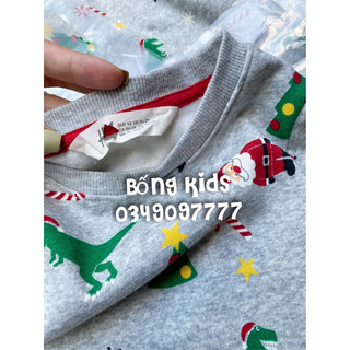 Áo Nỉ Bé Trai Giáng Sinh Ghi HaM