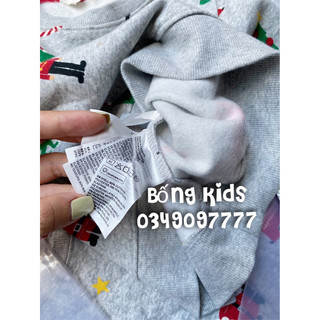 Áo Nỉ Bé Trai Giáng Sinh Ghi HaM