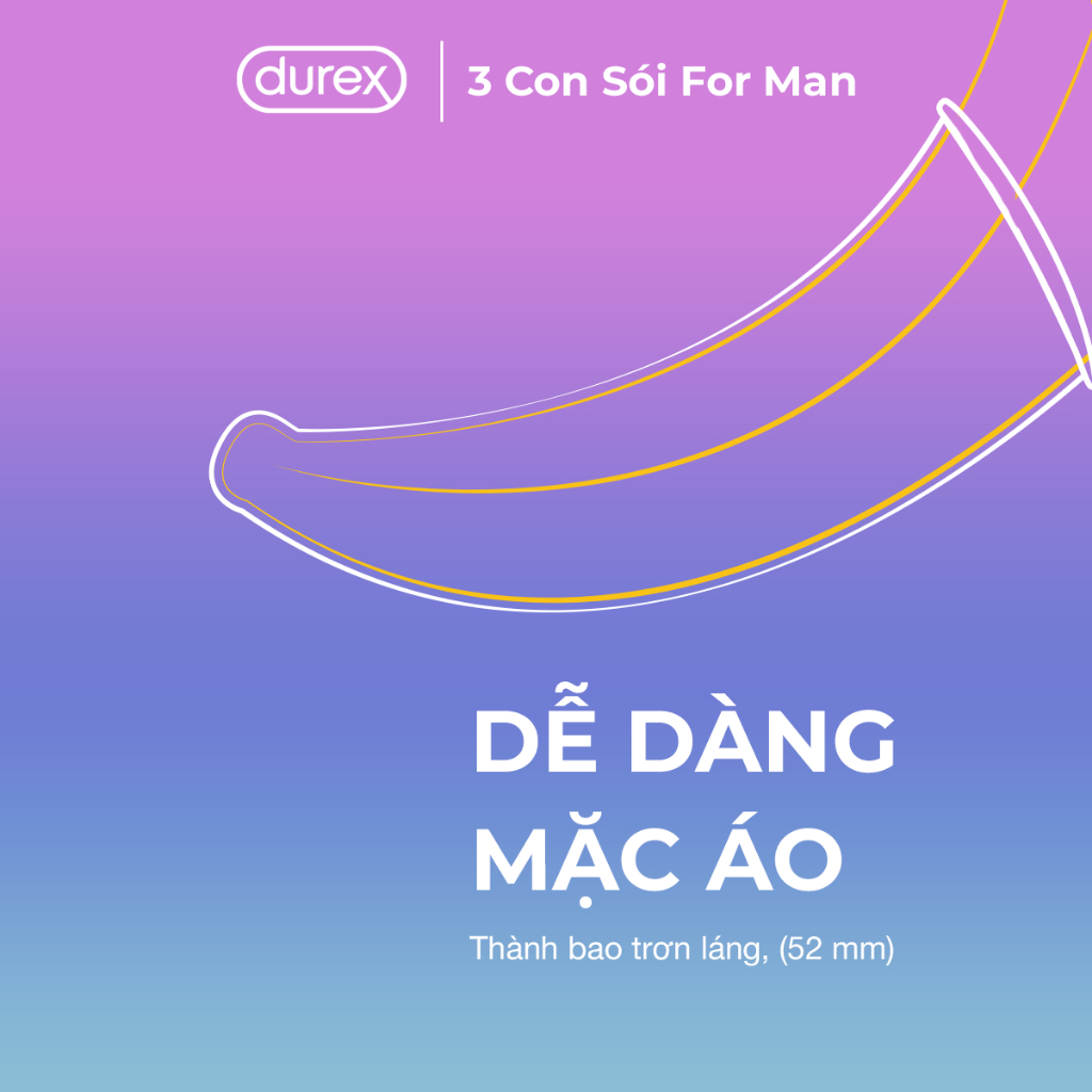 [CHE TÊN] Bao Cao Su Durex Invisible Siêu Mỏng 0.01mm Nhiều Bôi Trơn Ôm Sát Size 52mm Chính Hãng