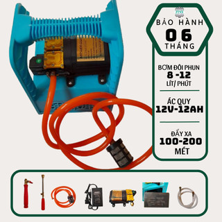 Bình phun thuốc trừ sâu xách tay 12v-12AH cực mạnh