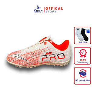Giày bóng đá sân cỏ nhân tạo cho trẻ em MIRA PRO MAX - da Pu cao cấp họa tiết in ép nổi 3D độc đáo - BH chính hãng 1 năm