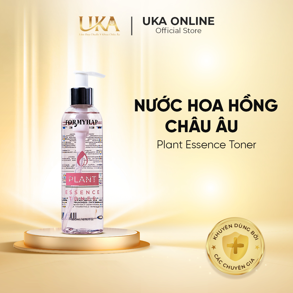 Nước hoa hồng FORMYHAP Plant Essence Toner 200ml - Mịn màng, tươi sáng, căng mọng, dưỡng ẩm