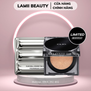 LIMITED - Phấn nước CLIO KILL COVER FOUNWEAR CUSHION PADDING CUSHION kèm lõi LAMII BEAUTY