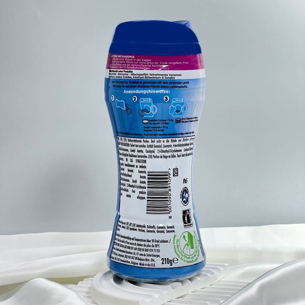 Viên xả vải khô quần áo hương nước hoa Lenor 210g nhập khẩu Đức - EU Choice