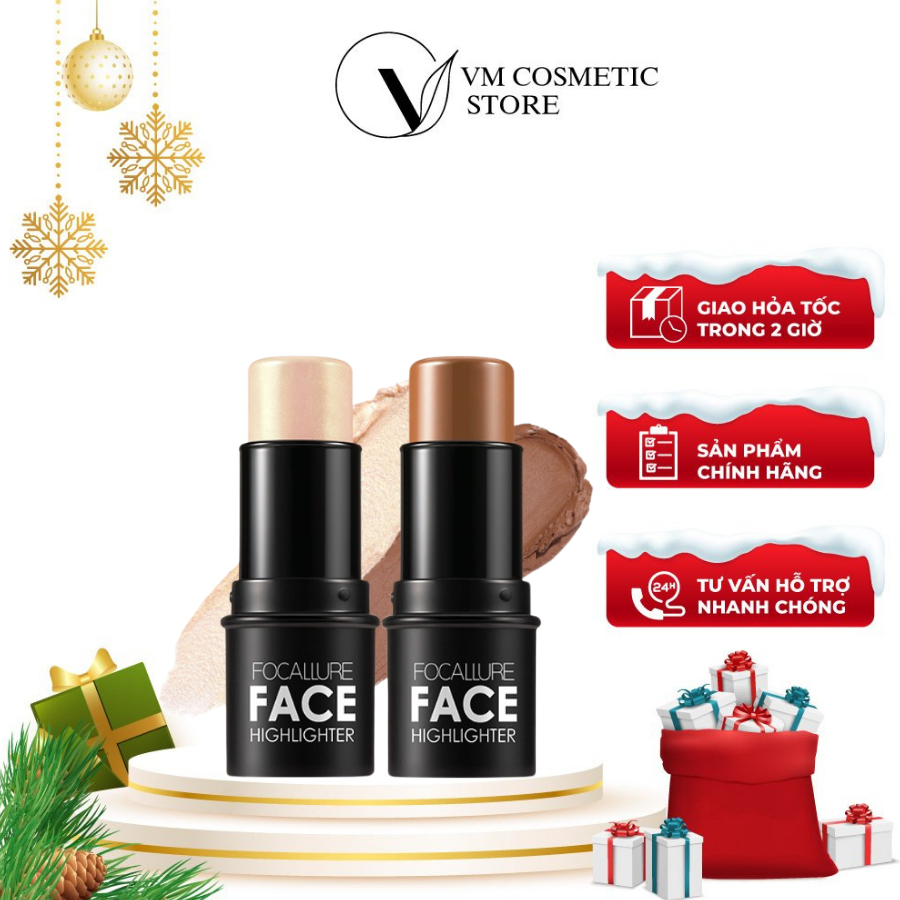 Kem bắt sáng/tạo khối FOCALLURE gồm 4 tông màu tùy chọn chuyên dụng 6g FA01