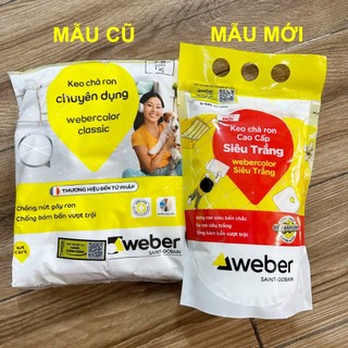 Keo chà ron gạch Weber - Nhiều màu lựa chọn