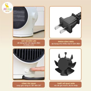 Máy sưởi đa năng Moaz BéBé MB 076