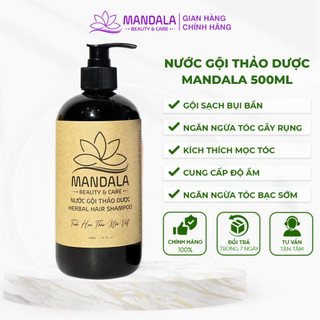  Nước Gội Thảo Dược 500ml Mandala Dưỡng Tóc Chắc Khỏe, Dày Bồng