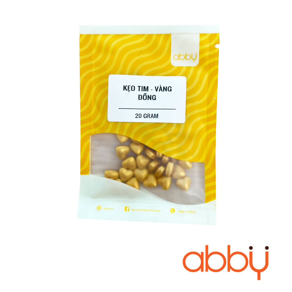 Kẹo tim – vàng đồng 20g