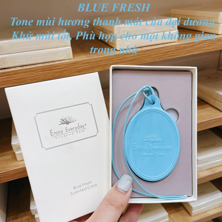 Sáp thơm hương nước hoa Enjoy Everyday Scented Card treo tủ quần áo bỏ