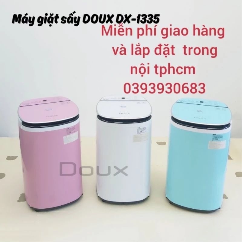 [HOÀN 200K] Máy giặt sấy mini Doux Lux 2023 DX-1335 bản nâng cấp có 12 chế độ giặt