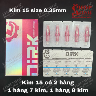Kim máy pen , kim đạn DIRK hồng , kim dirik phun xăm nhiều size , dirk , nhiều mẫu mã Linh Shop...
