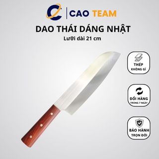 Dao chuyên thái thịt - Thép nhật trắng cao cấp không gỉ  - Chuôi gỗ hương DTN
