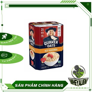 Yến Mạch Nguyên Hạt Cán Mỏng Old Fashion Quaker Oats Nhập Khẩu Mỹ 4,6kg - Chính hãng 100%