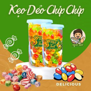 Kẹo dẻo chip chip 500gr mix vị hương trái cây - nhớ bếp