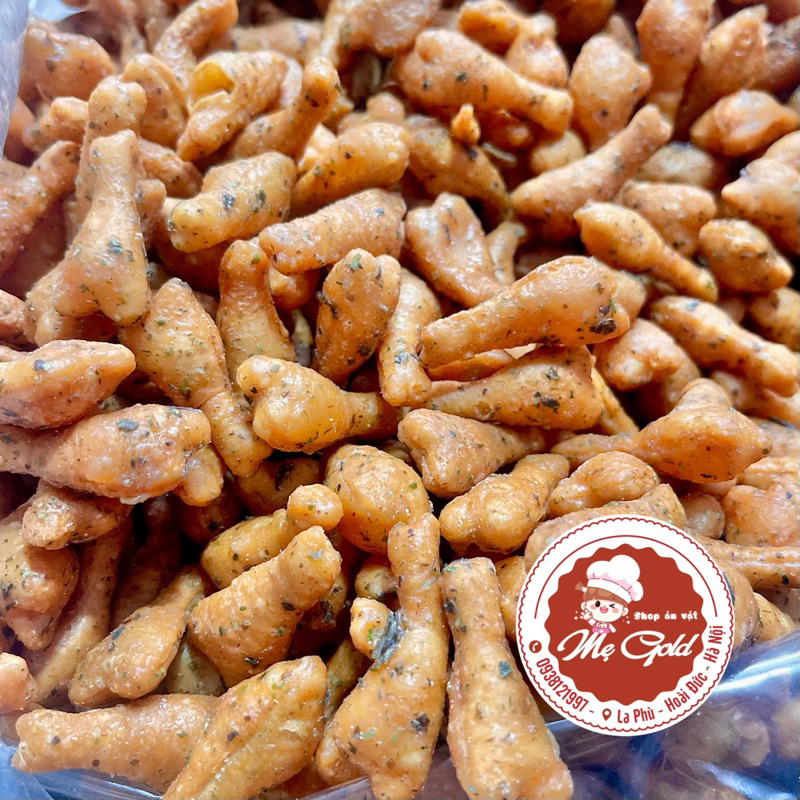 Đùi gà rong biển, snack quẩy đùi gà sấy rong biển mè đen