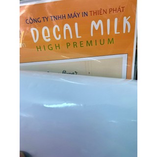 DECAL SỮA - DECAL BÓC DÁN
