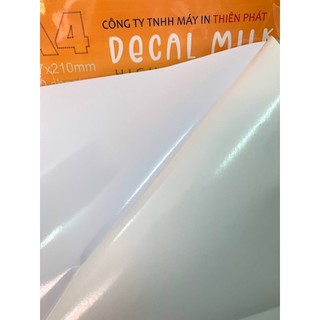 DECAL SỮA - DECAL BÓC DÁN