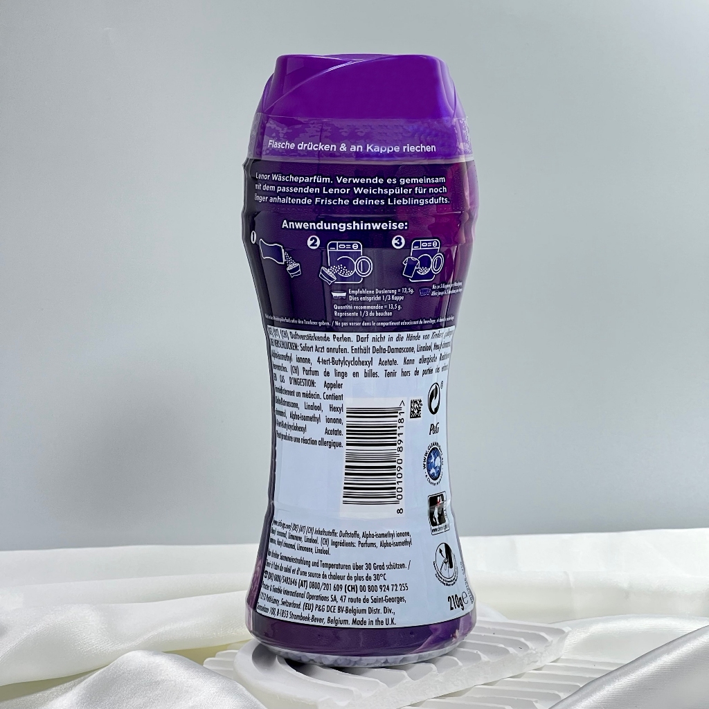 Viên xả vải khô quần áo hương nước hoa Lenor 210g nhập khẩu Đức - EU Choice