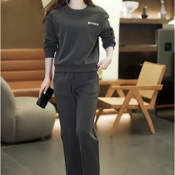 Đồ Bộ Mặc Nhà LANLEE Fashion Quần Ống Suông Áo Dài Tay Nữ Chất Cotton Da Cá Mềm Mịn Co Dãn Tốt Mã Dài A
