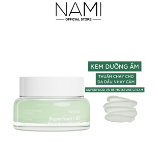 Kem dưỡng ẩm Thuần Chay Vegick Superfood + B5 Moisture Cream 50ml