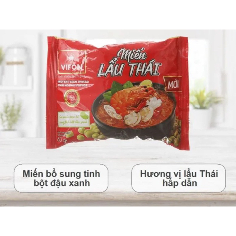 Thùng 24 gói miến lẩu Thái Vifon 60g