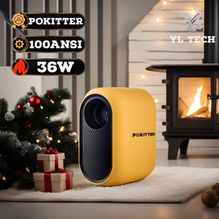 Máy chiếu mini siêu nhỏ gọn hãng POKITTER PKT-H1 ,chiếu màn 100 inch/Máy chiếu HD Android R3