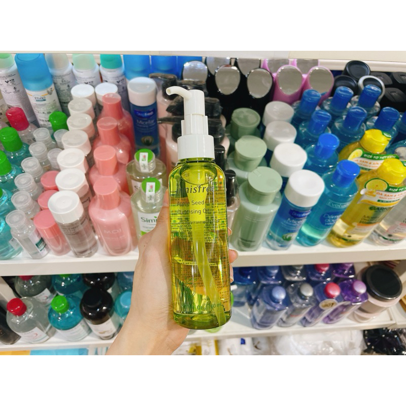 DẦU TẨY TRANG TÁO XANH INNISFREE APPLE SEED CLEANSING OIL 150ML(date 5.2025)