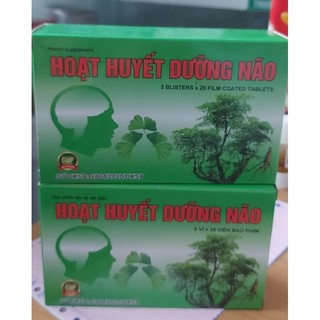 Hoạt Huyết Dưỡng Não ĐẠI UY - hộp 100 viên