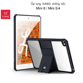 [Hỏa Tốc HCM] Ốp lưng XUNDD iPad Mini 6 / Mini 5/4 (Beatle Stand Series) Chống shock, Mặt lưng trong suốt, Viền TPU -