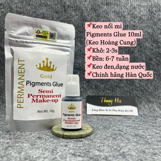 Keo nối mi Hoàng Cung 10ml_khô 2-3s (Chính Hãng)_keo vương miện Pigments Glue_keo tạo mi fan_THÚY HÀ