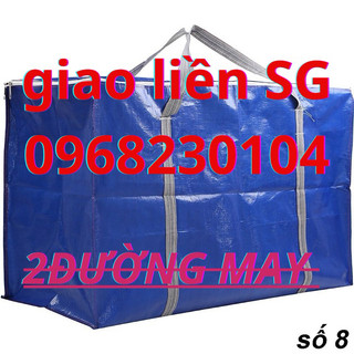 Túi bạt, túi dứa có dây kéo đựng đồ - màu xanh cam (freeship extra plus)