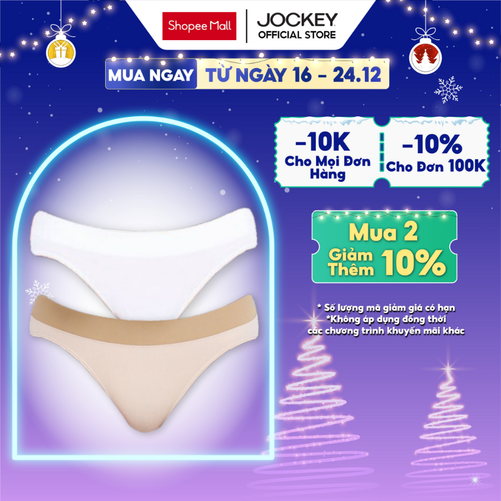 Quần Lót Nữ Jockey Dáng Bikini Seam Free Kháng Khuẩn Cao Cấp - J9439