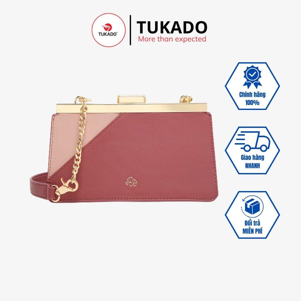 Túi đeo chéo nữ đeo vai kẹp nách chính hãng MICOCAH dáng công sở thời trang phối màu vintage da cao cấp cực đẹp MC119