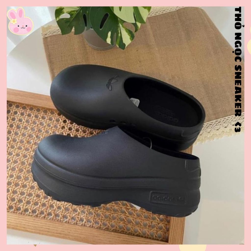 Giày Sục Adidas_Stan Smith Mule Nữ Tăng Chiều Cao Đế SIêu Nhẹ Hàng Hottrend Fullsize - THỎ NGỌC SNEAKER