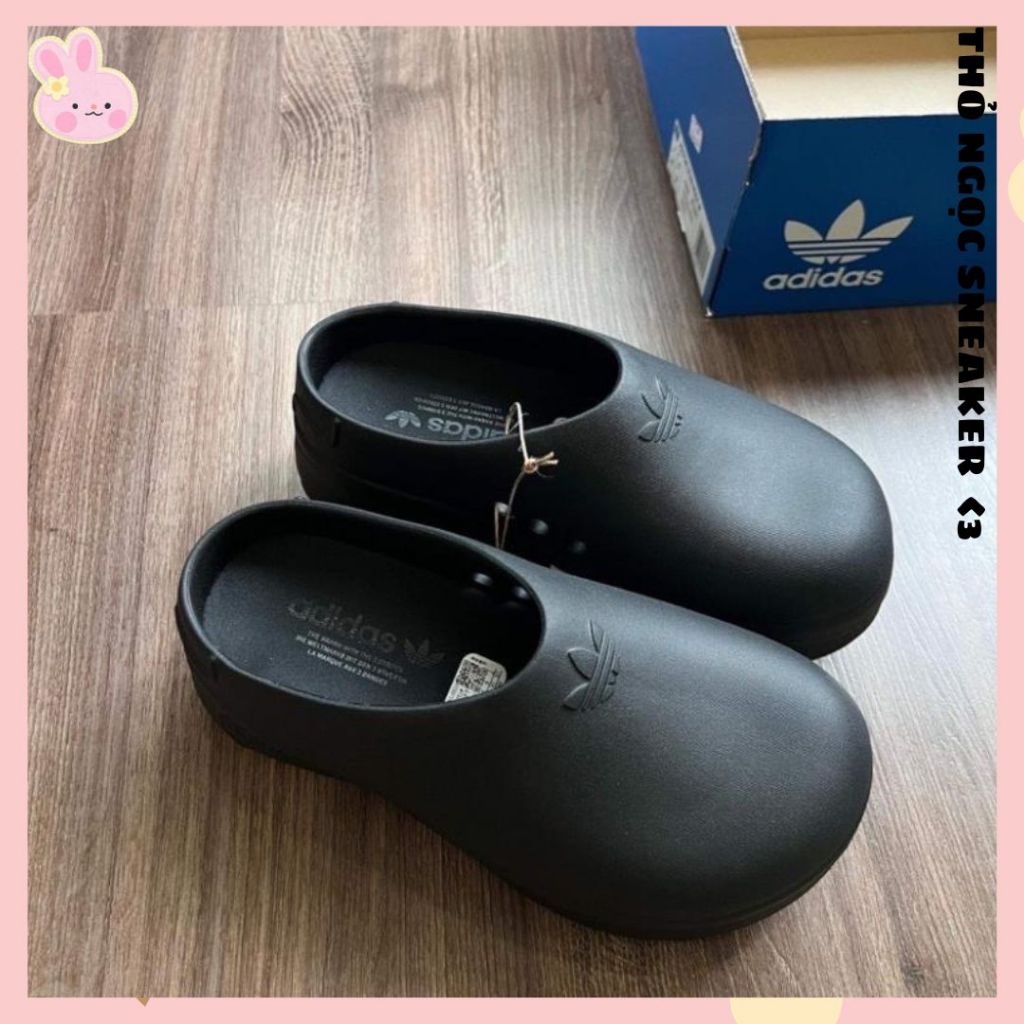 Giày Sục Adidas_Stan Smith Mule Nữ Tăng Chiều Cao Đế SIêu Nhẹ Hàng Hottrend Fullsize - THỎ NGỌC SNEAKER