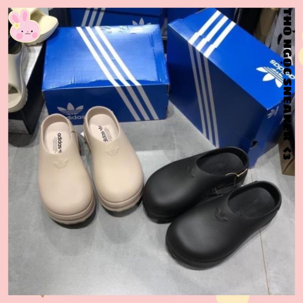 Giày Sục Adidas_Stan Smith Mule Nữ Tăng Chiều Cao Đế SIêu Nhẹ Hàng Hottrend Fullsize - THỎ NGỌC SNEAKER