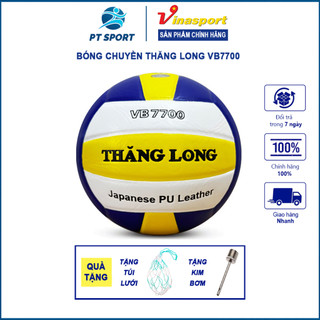Bóng chuyền Thăng Long da Nhật VB7700 chính hãng đạt tiêu chuẩn thi đấu (tặng túi lưới + kim bơm) banh chuyền thăng long