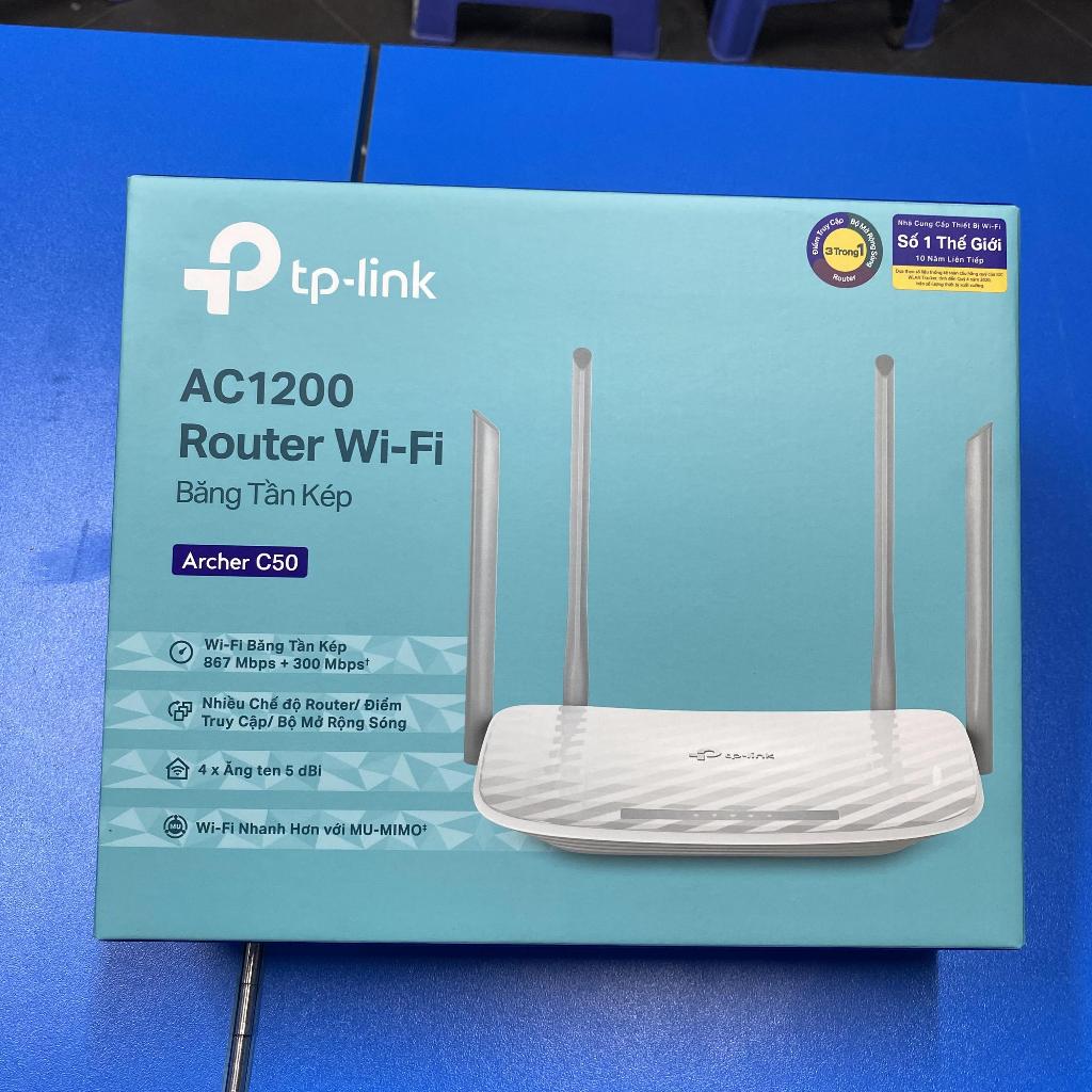 Router Wifi Băng Tần Kép AC1200 TP-Link Archer C50