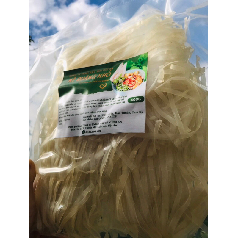 MÌ QUẢNG KHÔ 400G - ĐẶC SẢN QUẢNG NAM