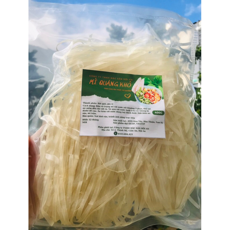 MÌ QUẢNG KHÔ 400G - ĐẶC SẢN QUẢNG NAM