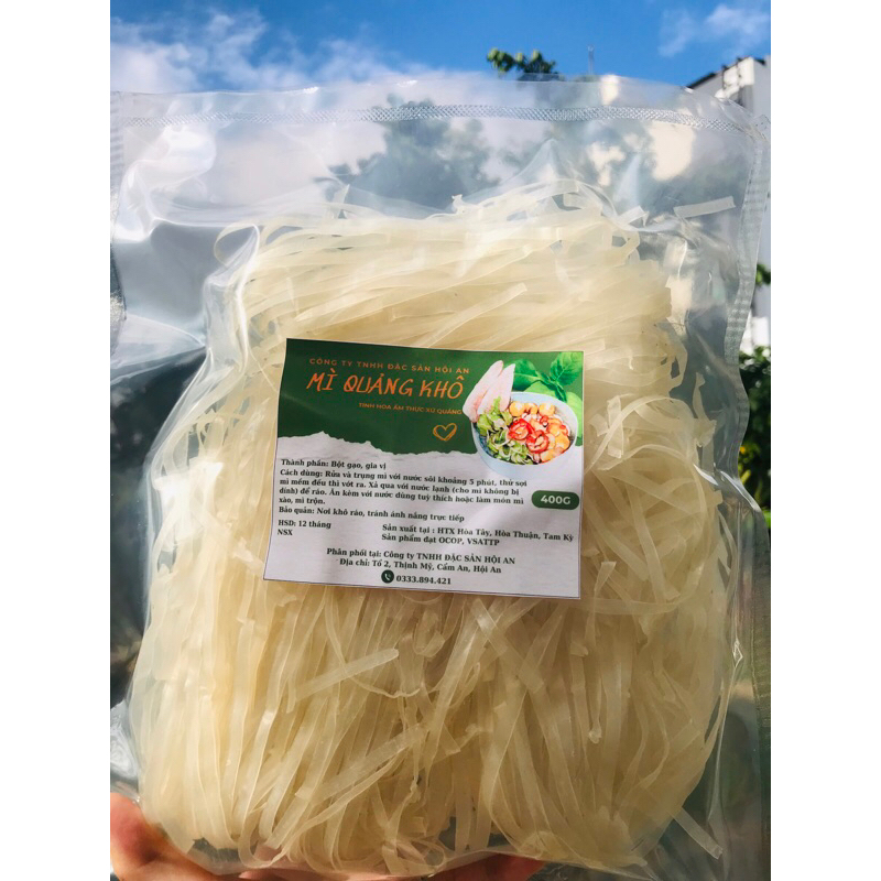 MÌ QUẢNG KHÔ 400G - ĐẶC SẢN QUẢNG NAM
