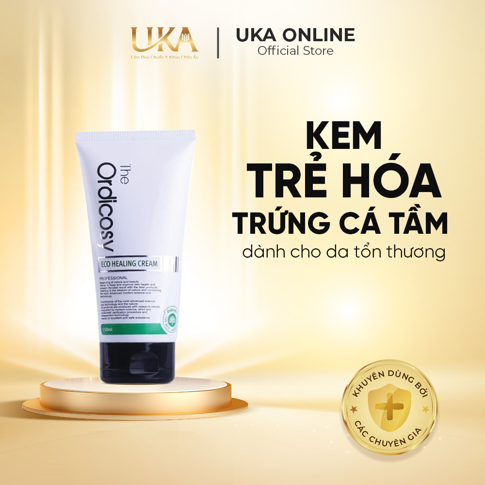Kem trẻ hóa sủi bọt trứng cá tầm dành cho da tổn thương The Ordicosy Eco Healing Cream 150ml