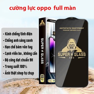 Kính cường lực king kong oppo full màn