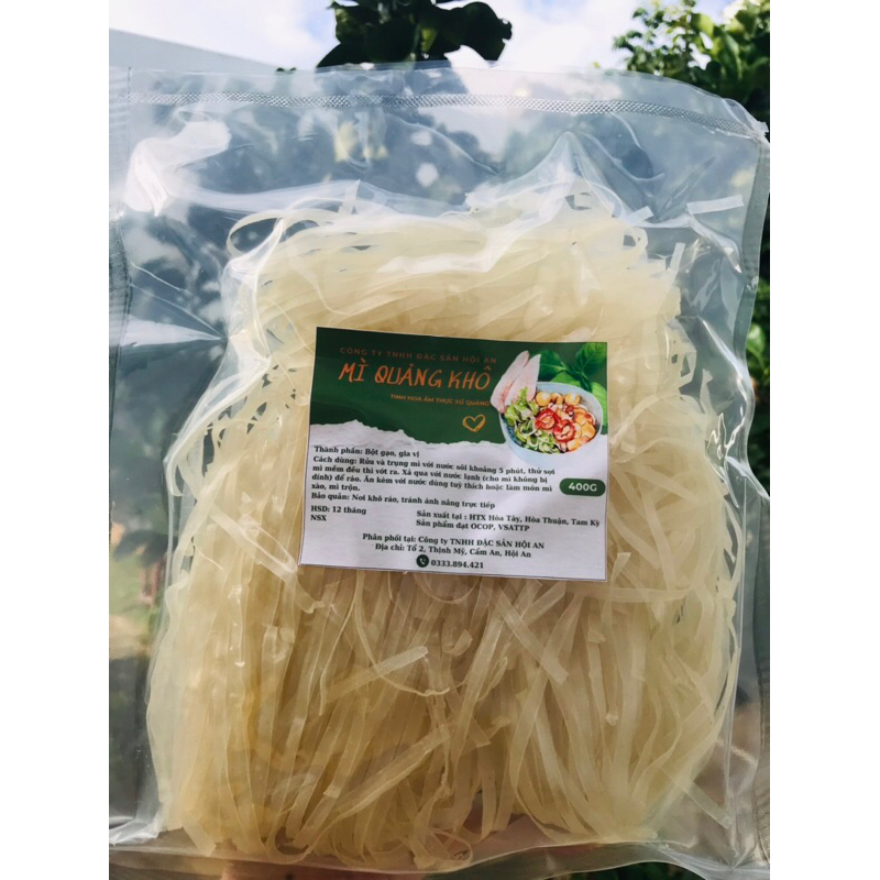 MÌ QUẢNG KHÔ HỘI AN 400G - ĐẶC SẢN QUẢNG NAM