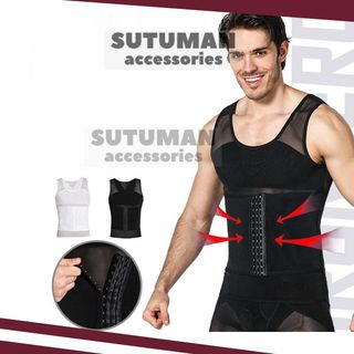 Áo nịt ngực bụng có thể điều chỉnh cài nút cho nam SuTuVN Phụ kiện hữu ích dành cho Nam