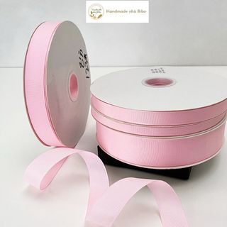 Ruy băng gân tone hồng (cuộn 1m)