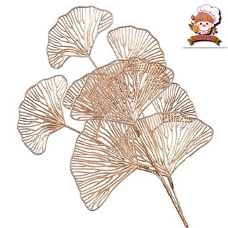 Tết 2024 - Rẻ quạt đồng 1 cành 3 nhánh dùng trang trí oản tài lộc,tháp bánh,tháp nước, trang trí Tết