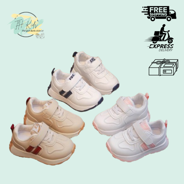 Giày Cho Bé Trai Bé Gái THKids Đế Mềm Êm Chân Khoá Dán 88105